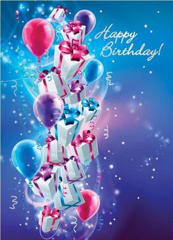 открытка ко дню рождению