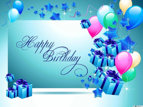 открытка ко дню рождению