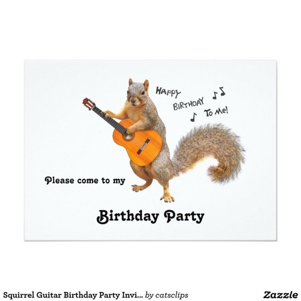 happy birthday squirrel
