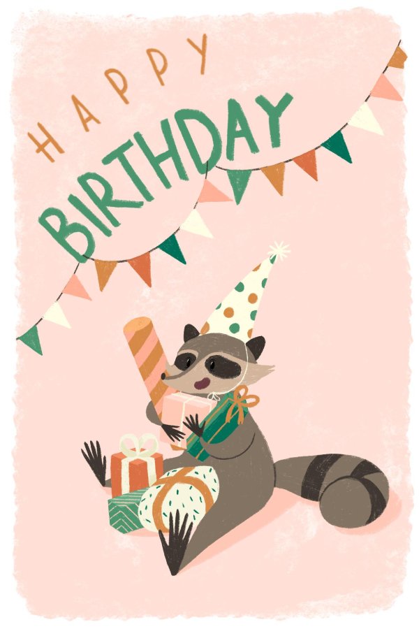 с днем рождения енотик