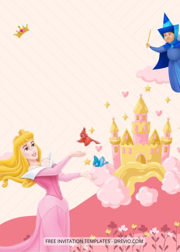 замок авроры дисней