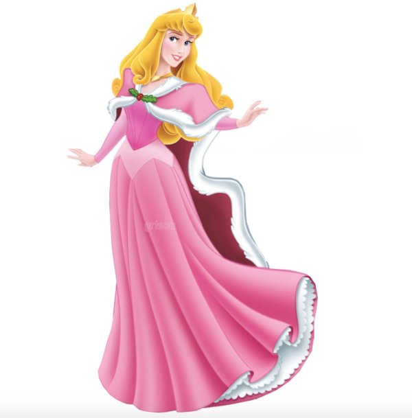 принцесса в розовом платье дисней