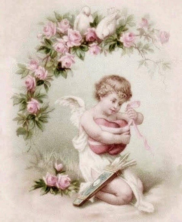 ангелы для декупажа