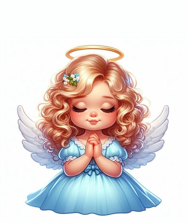 ангелочек рисунок