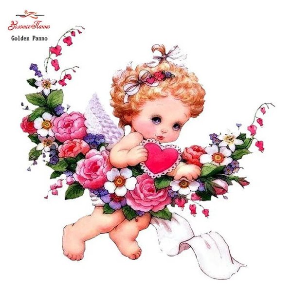 ангелочки цветные