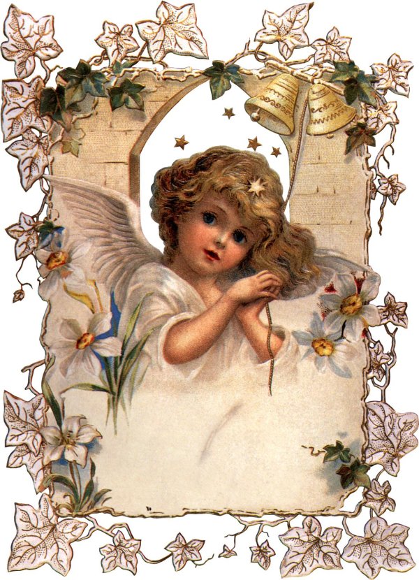 ангелы для декупажа