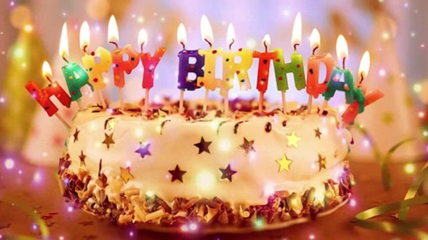 тортик со свечкой