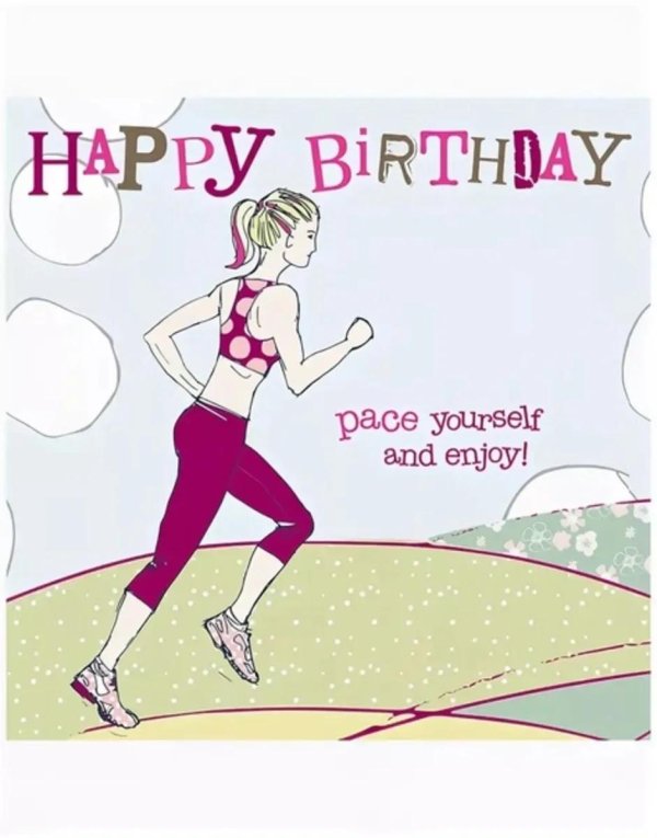 happy birthday runner