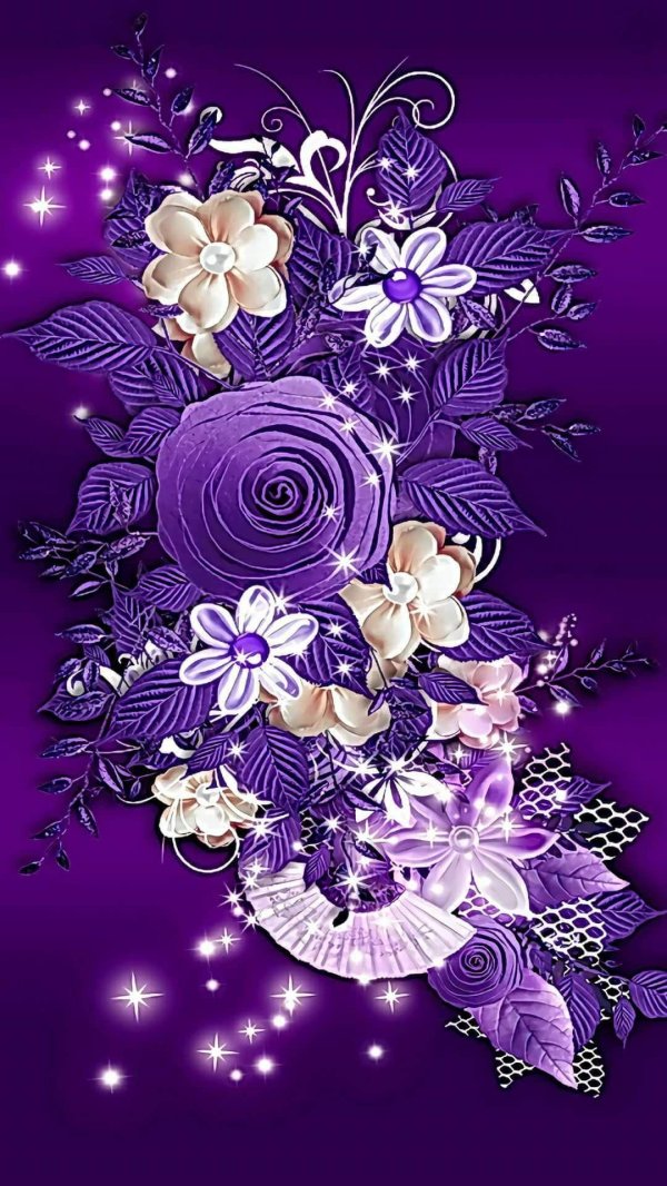 цветочные фоны