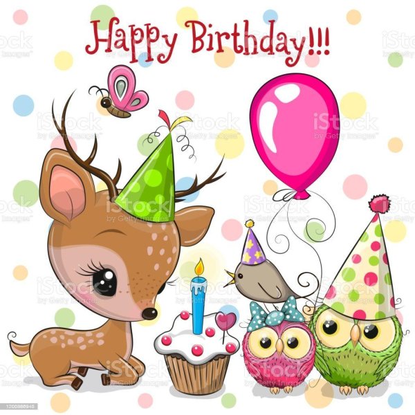 олененок рисунок