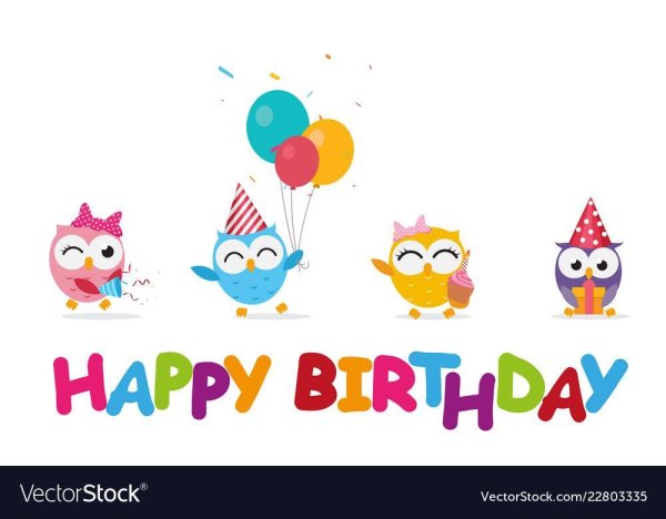 happy birthday owl