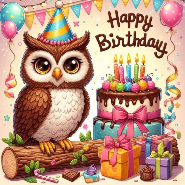 birthday owl