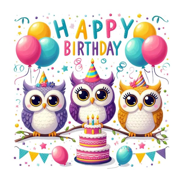 birthday owl