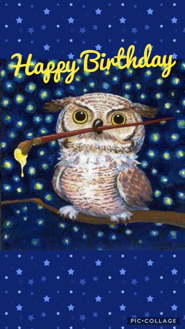 совушка живопись