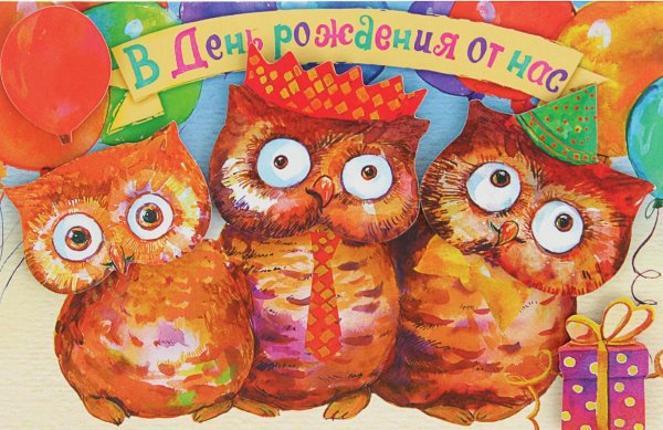 поздравляю сова