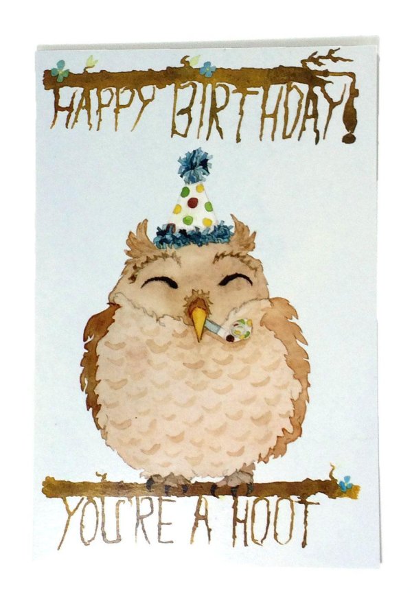 happy birthday owl
