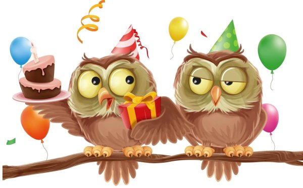 сова с днем рождения
