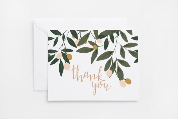 thank you card