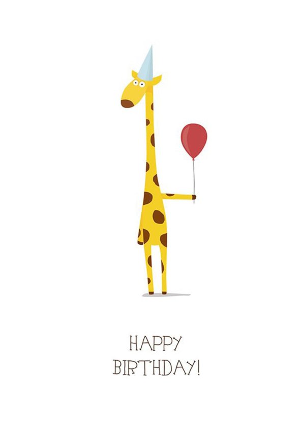 жираф иллюстрация