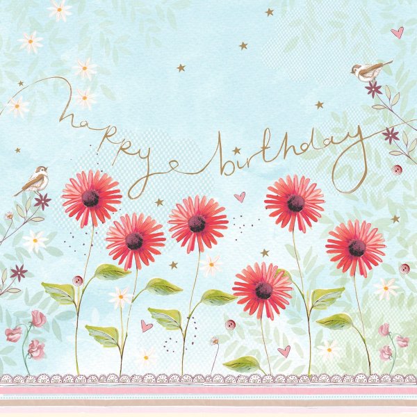 happy birthday открытка