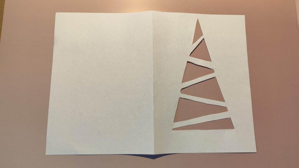 новогодние открытки своими руками из бумаги