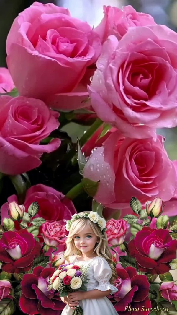 красивая роза