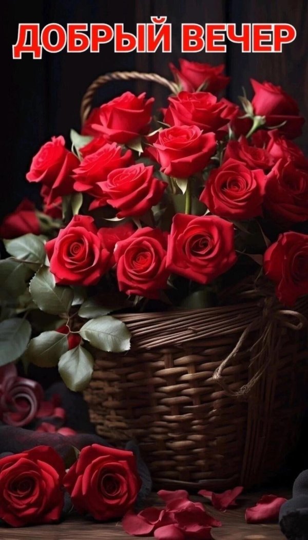 добрый вечер розы