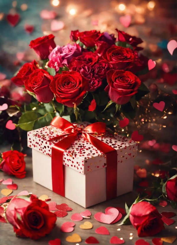 открытка подарки