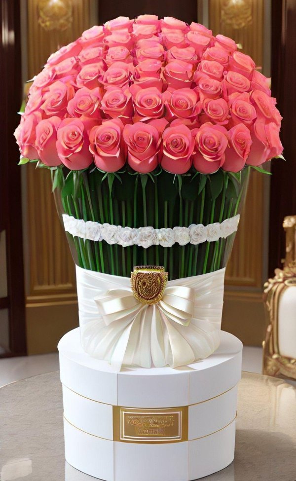 букеты в коробках