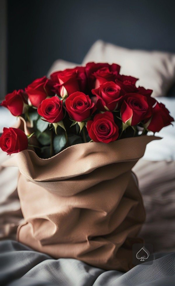 красивые розы красные