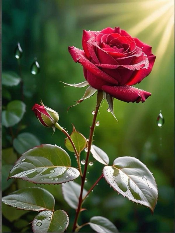 цветок роза