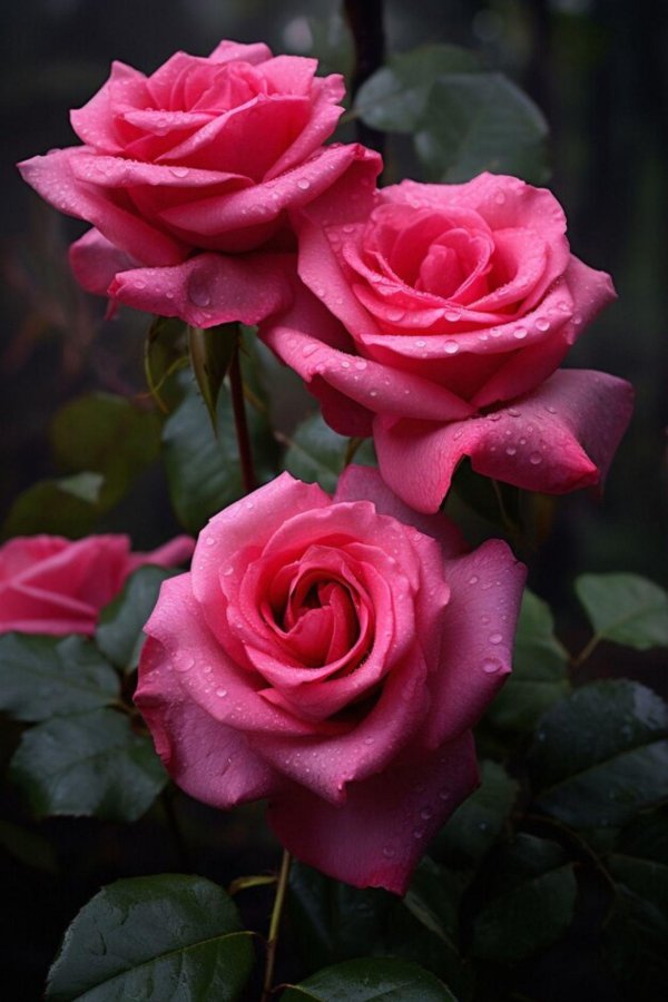 роза розовая