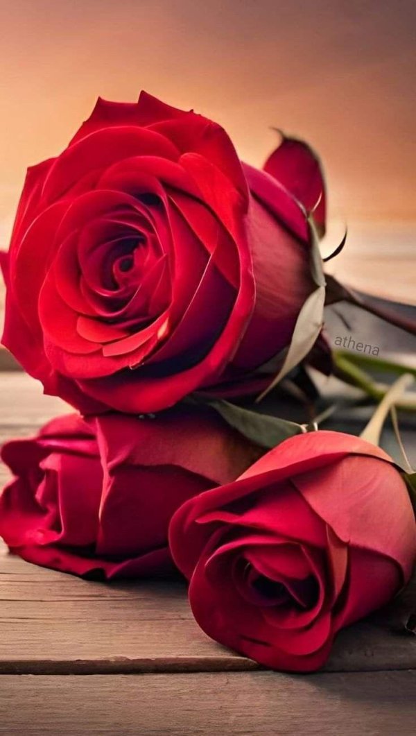 шикарные красные розы