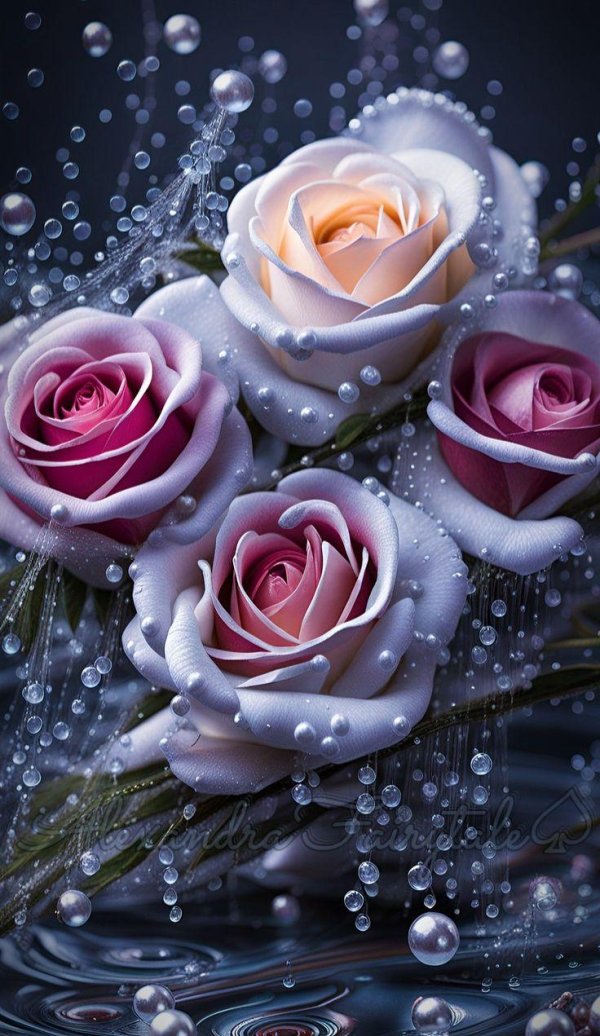 открытка красивые розы