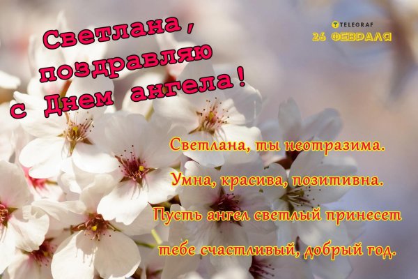 с днем светланы 26 февраля