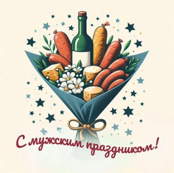 мужской съедобный букет