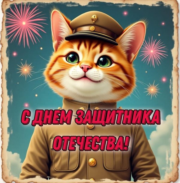 защитники отечества открытки