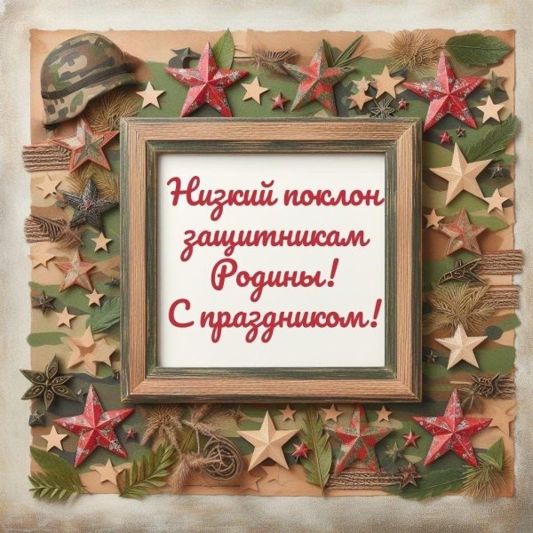 день защитника отечества рамка