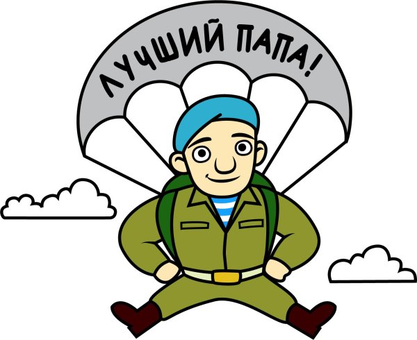детские рисунки десантников