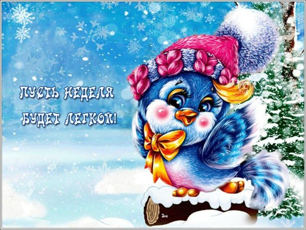 доброго зимнего понедельника