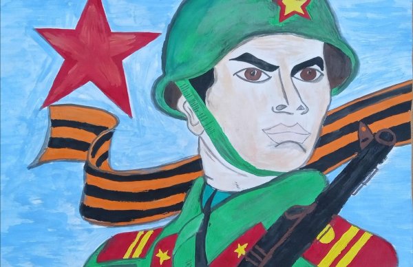 защитникам отечества рисунок