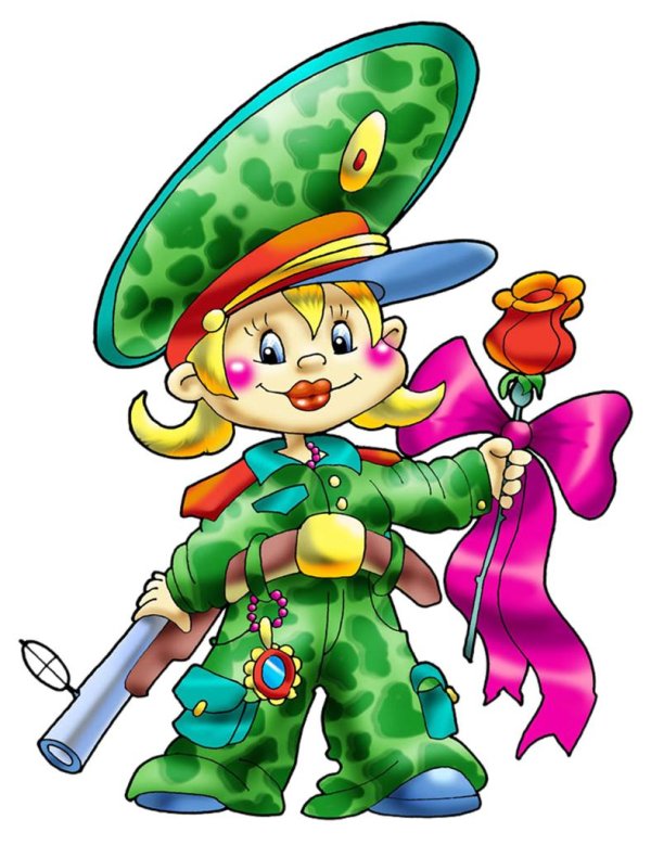 мультяшка в военной форме