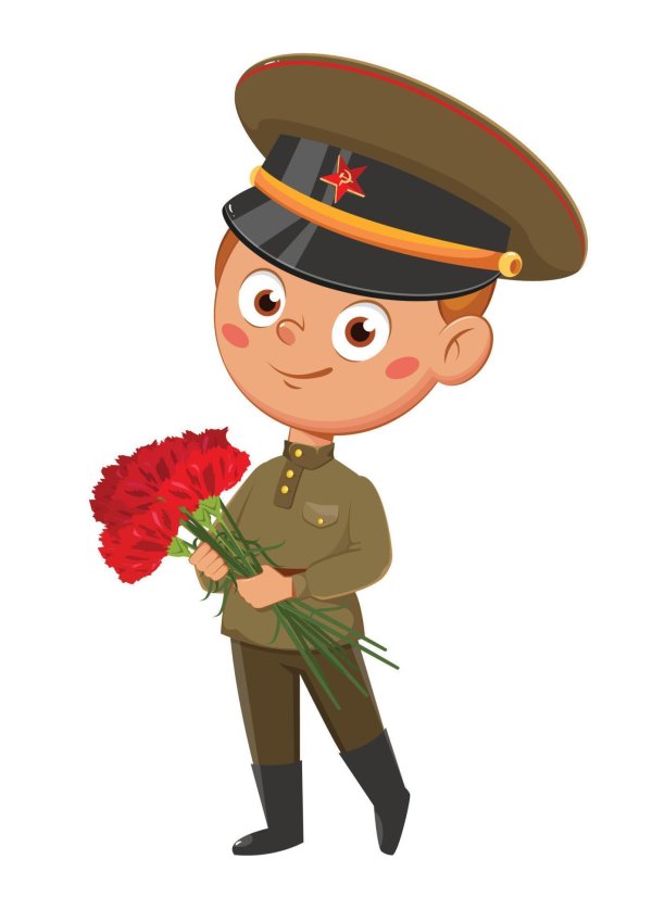 солдат открытка