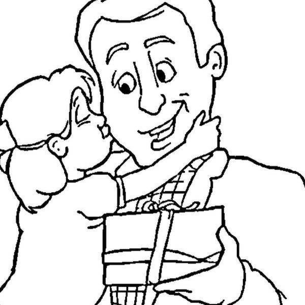 раскраска папе