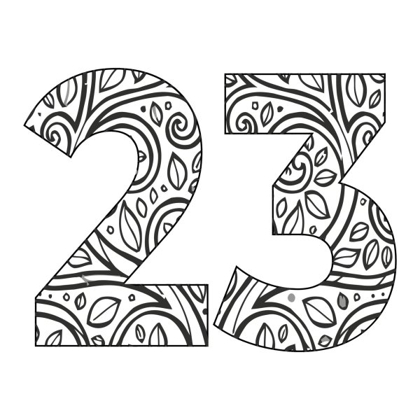 ажурные цифры