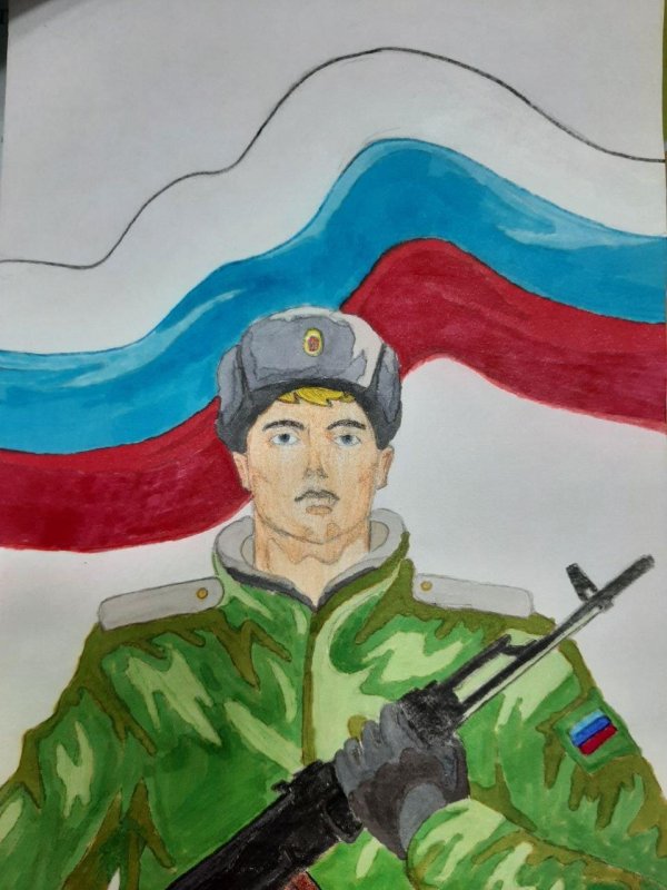 рисунок герои россии