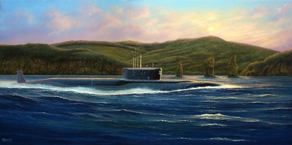 картины подводных лодок олега юдина