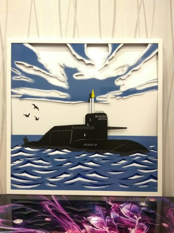 панно подводной лодки
