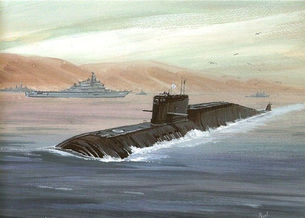 подводная лодка 667бдр кальмар