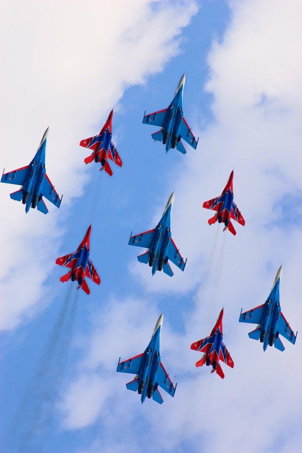 авиационной группы русские витязи